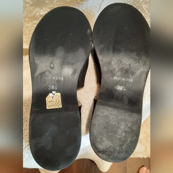 Just Our Shoes Black Mesh Top Buckled Shoes size 7.5 - Picture 10 of 13